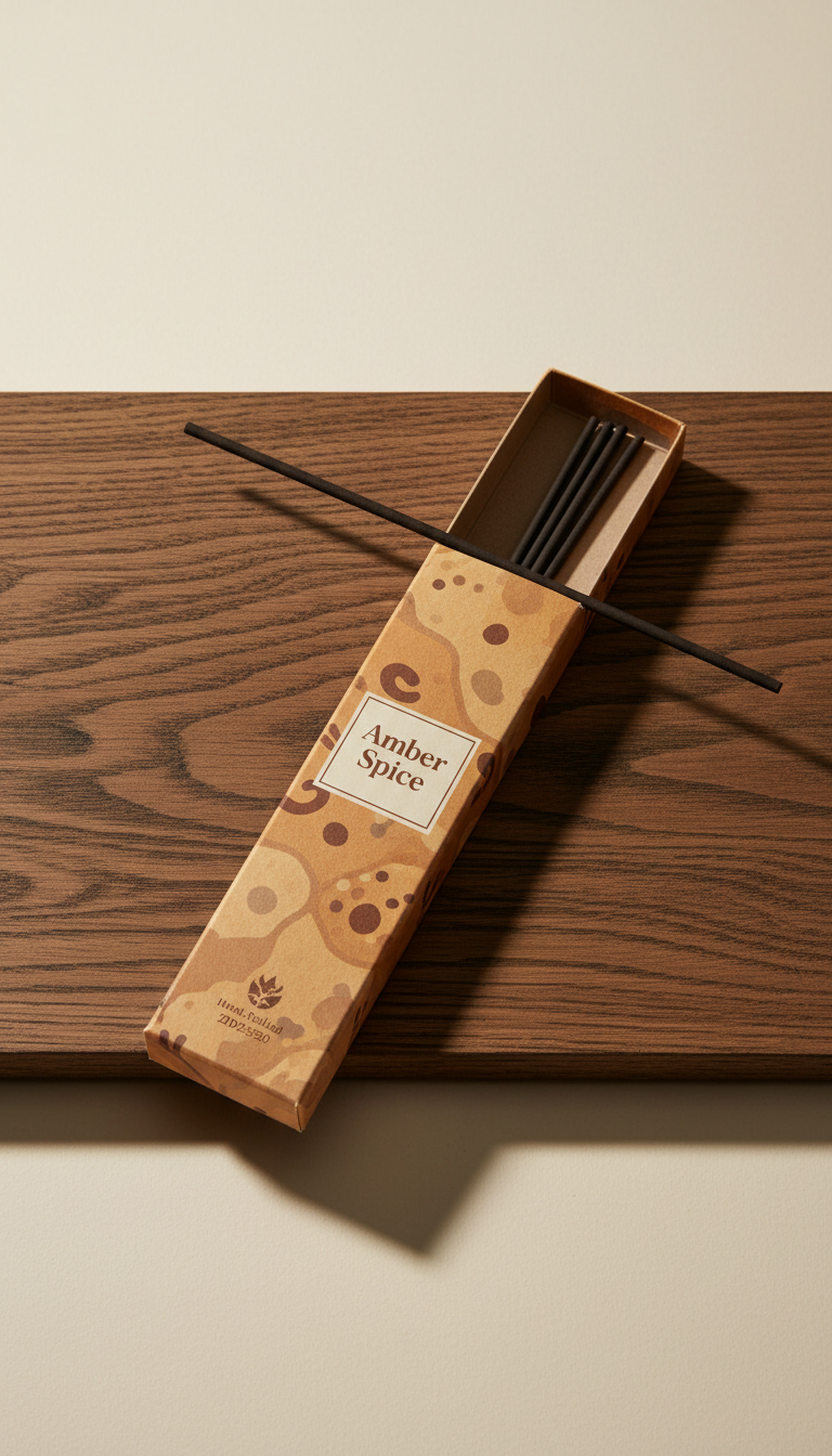 Amber Spice hand-rolled incense